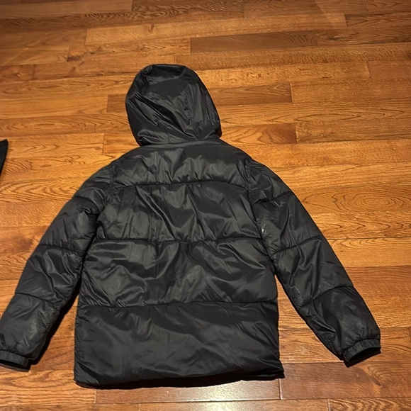 Old Navy Black puffer winter jacket Sz 14/16 boy - Picture 9 of 13